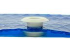 sun2solar 1600 series blue solar blanket for oval swimming pools w/ grommet kit