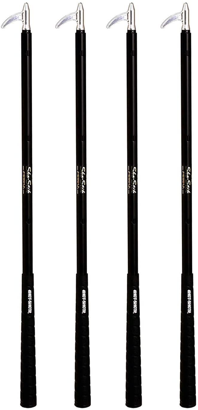 miller manufacturing company hot shot adjustable livestock sho-stik (4 pack)