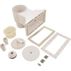Waterway Plastics Flo-Pro Ii Wdmth Sk Lng Thrt Dlx Rtn-White