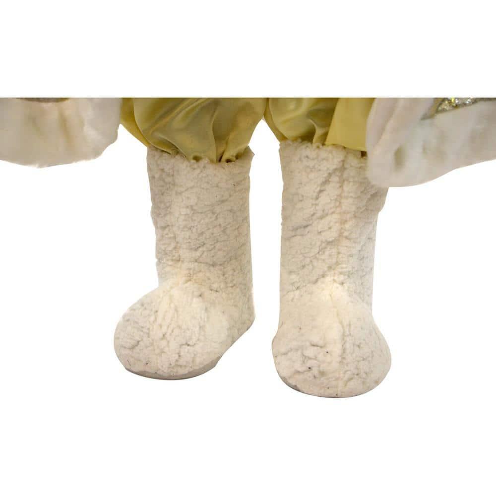36 in. Christmas African American Santa Claus with Prelit Christmas Tree, Music, Lights and Motion