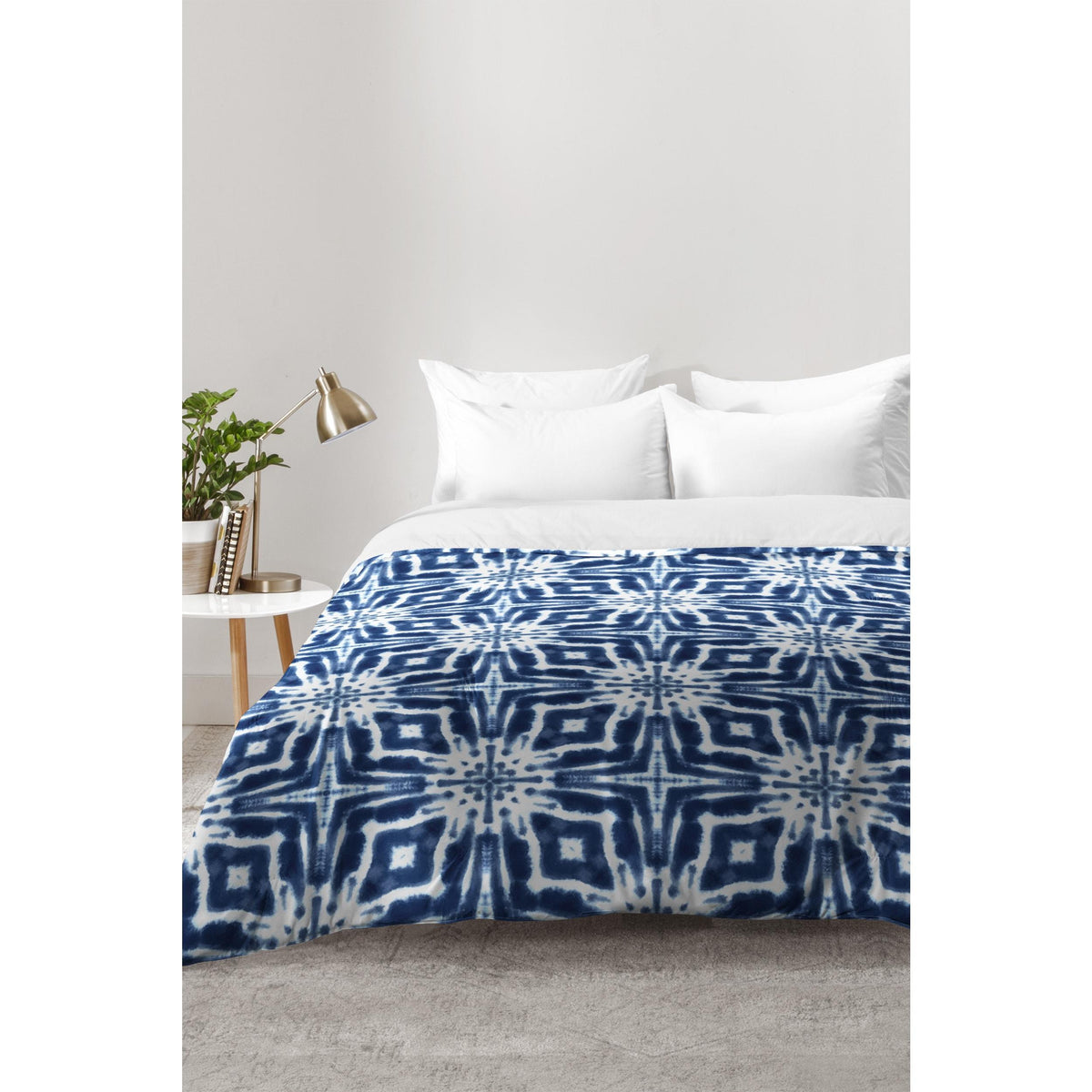 Jacqueline Maldonado Watercolor Shibori Indigo Comforter by Deny s