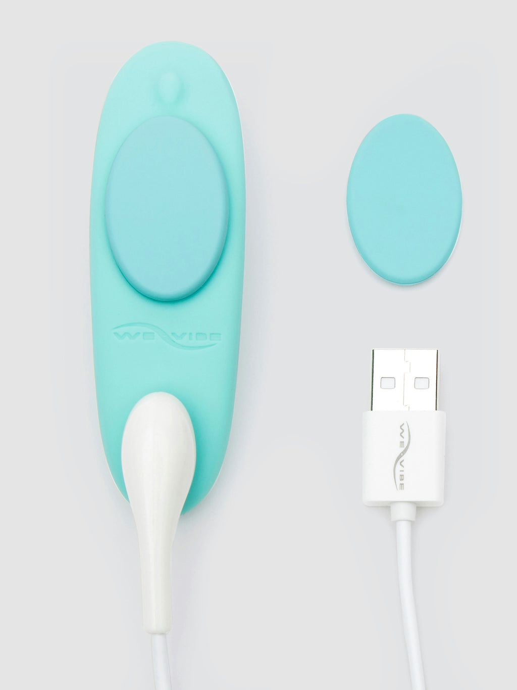 We-Vibe Moxie + App and Remote Controlled Wearable Clitoral Panty Vibrator, Blue | Blue