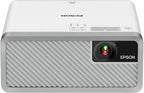 epson ef-100 mini-laser streaming projector with android tv smart - white