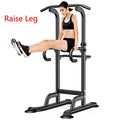 Dip Station Power Tower Pull Up Bar Strength Training Workout Equipment Home Gym