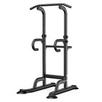 Pgyong Power Tower Dip Station Pull Up Bar for Home Gym Strength Training Workout Equipment, 440LBS, Black