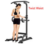 Dip Station Power Tower Pull Up Bar Strength Training Workout Equipment Home Gym