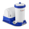 bestway 58392e flowclear 2500 gph above ground swimming pool water filter pump