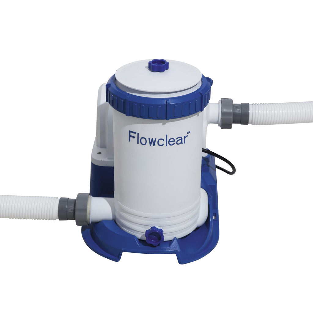 bestway 58392e flowclear 2500 gph above ground swimming pool water filter pump