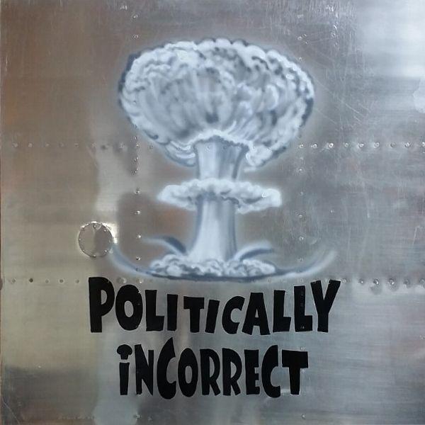NOSE ART PANEL- B52 Stratofortress, "Politically Incorrect", Cold War