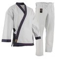ProForce 14 oz. Tang Soo Do  Uniform - Midnight BLUE Trim (Traditional Drawstring)