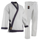 ProForce 14 oz. Tang Soo Do  Uniform - Midnight BLUE Trim (Traditional Drawstring)