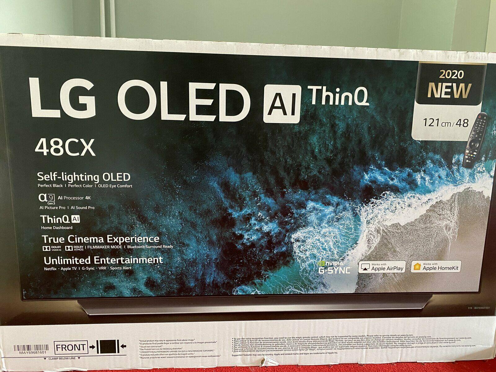 lg oled48cxpub 48" ultra hd led smart tv - perfect black