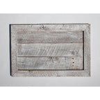Farmhouse 22.5 in. W x 14.5 in. H, 30 in. Dia, White Wash Decorative Christmas Tree Box Collar