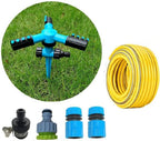 XIN XIN Gardening Watering System Sprinkler Garden Sprinkler 360 Degree Automatic Rotating Sprinkler for Lawn Hose Sprinkler Used for Watering Lawns, Plants, Flowers, Vegetables, Etc