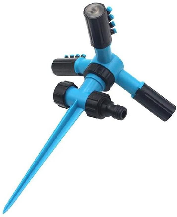 XIN XIN Gardening Watering System Sprinkler Garden Sprinkler 360 Degree Automatic Rotating Sprinkler for Lawn Hose Sprinkler Used for Watering Lawns, Plants, Flowers, Vegetables, Etc