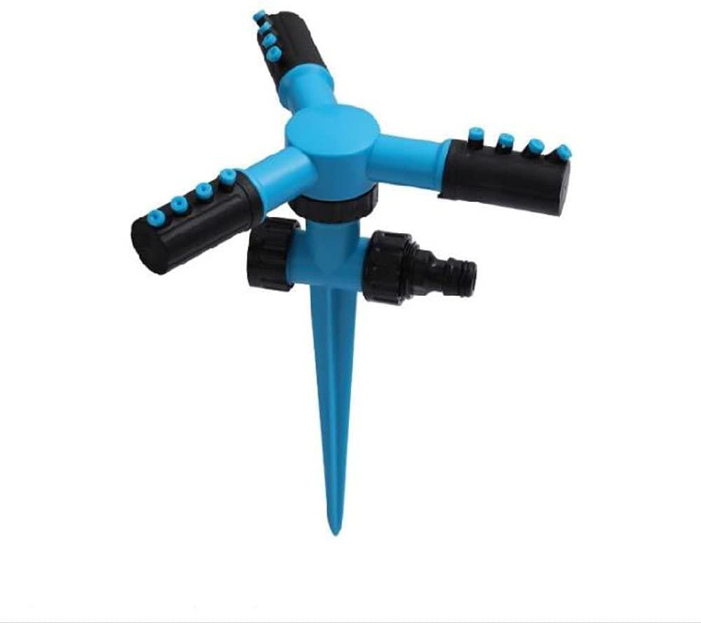 XIN XIN Gardening Watering System Sprinkler Garden Sprinkler 360 Degree Automatic Rotating Sprinkler for Lawn Hose Sprinkler Used for Watering Lawns, Plants, Flowers, Vegetables, Etc