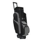 RJ Sports SP1115 Spinner X Transport Cart Golf Bags - Black &amp; Heather Grey - 15 x 12 x 36 in.