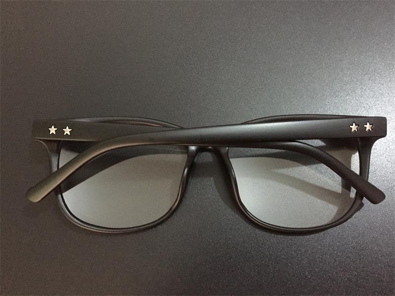 Sunglasses - Classic Retro Clear Lens Optical Squre Frame Glasses