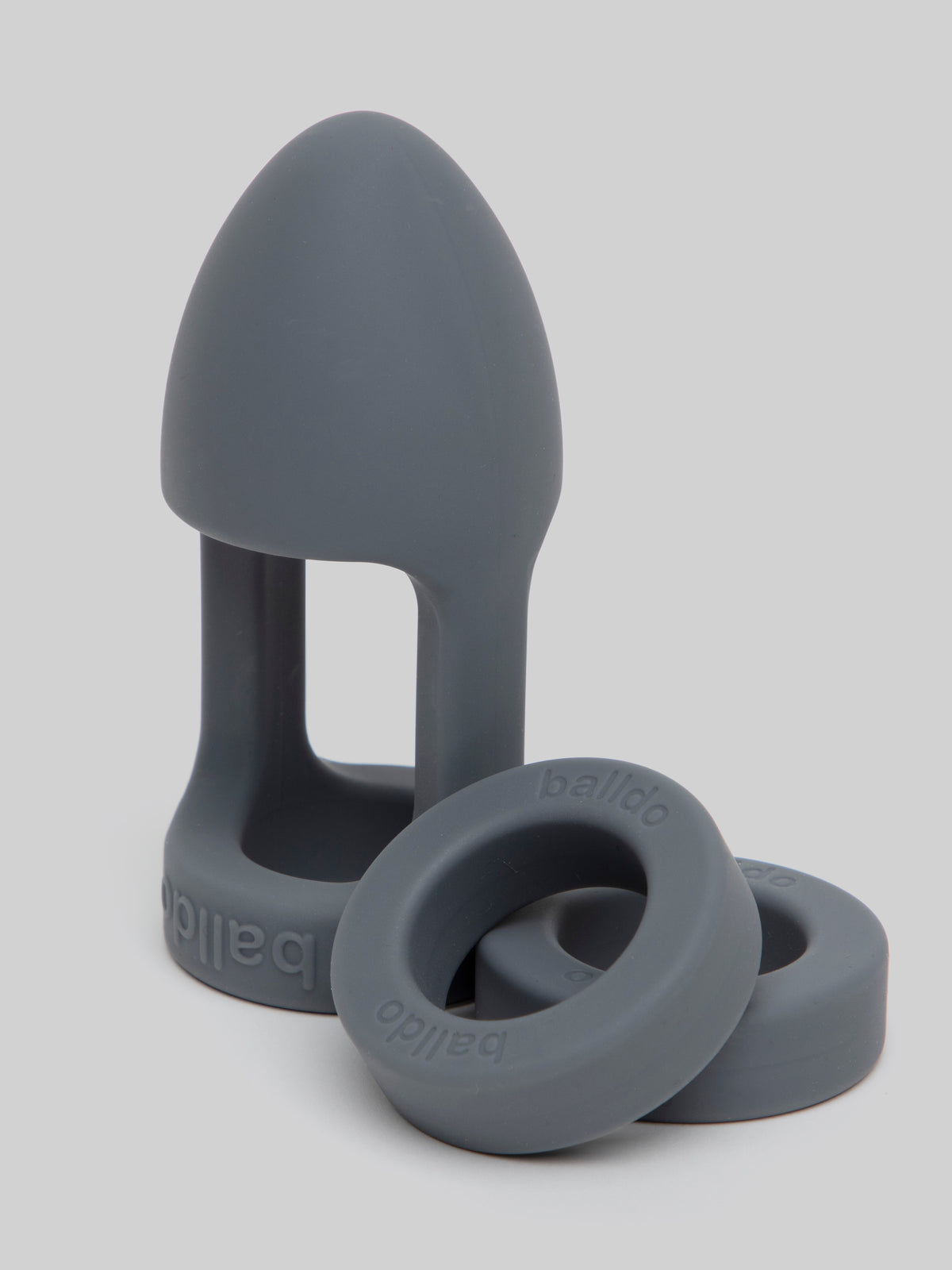 Balldo Balls-to-Dildo Set, Grey