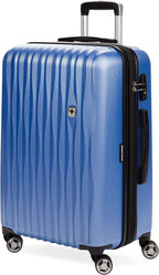 7272 Energie Expandable Hard-Sided Luggage With Spinner Wheels &amp; TSA Lock, Periwinkle Blue, 24”