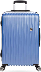 7272 Energie Expandable Hard-Sided Luggage With Spinner Wheels &amp; TSA Lock, Periwinkle Blue, 24”