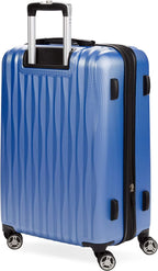 7272 Energie Expandable Hard-Sided Luggage With Spinner Wheels &amp; TSA Lock, Periwinkle Blue, 24”