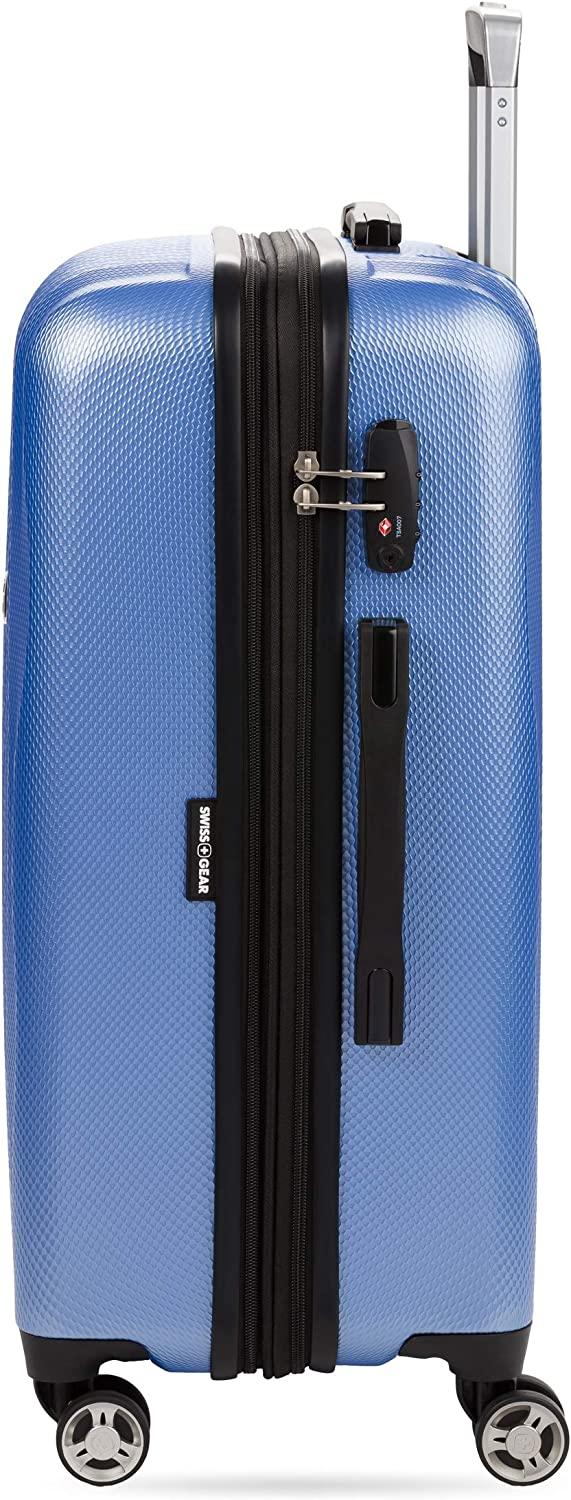 7272 Energie Expandable Hard-Sided Luggage With Spinner Wheels &amp; TSA Lock, Periwinkle Blue, 24”