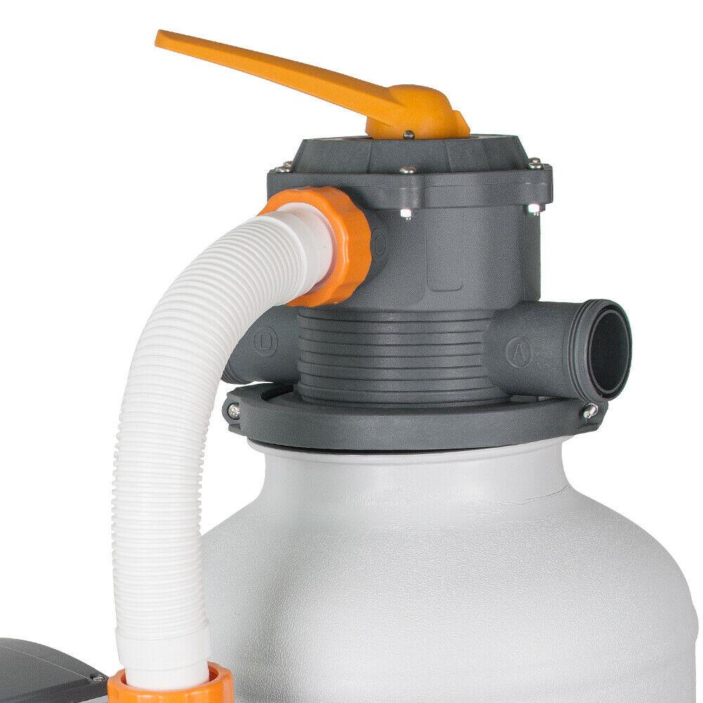bestway 2200gallon swimming pool  sand filter pump system cleaner 58500e