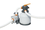 bestway 2200gallon swimming pool  sand filter pump system cleaner 58500e