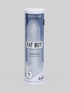 Perfect Fit Fat Boy Ultra Fat 7 Inch Penis Sleeve with Ball Loop, Clear