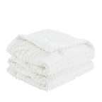 Comfort Spaces Phillips Cotton Jacquard Comforter Set, Full/Queen, Ivory