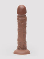 Lifelike Lover Basic Realistic Suction Cup Dildo 8 Inch, Flesh Brown | Flesh Brown