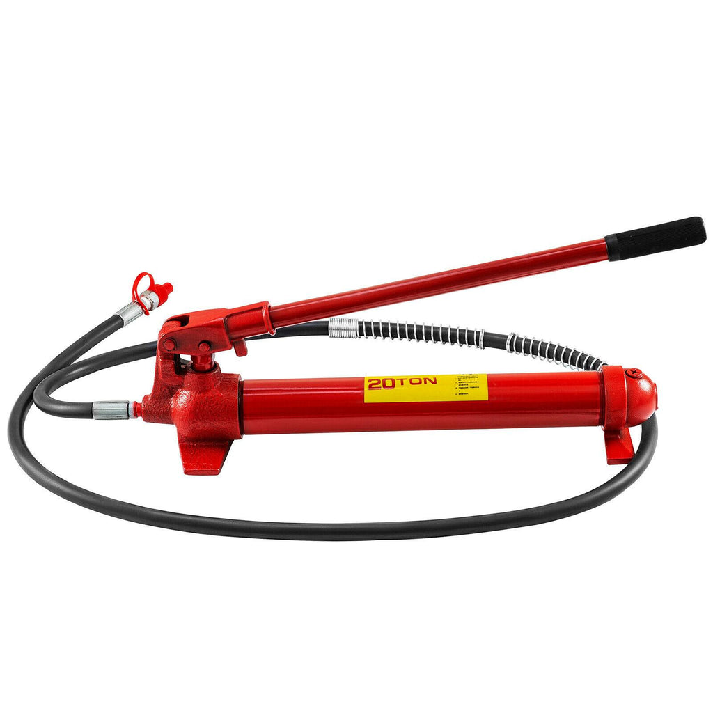 20 Ton Porta Power Hydraulic Jack Auto Body Frame Repair Kit Lift Ram