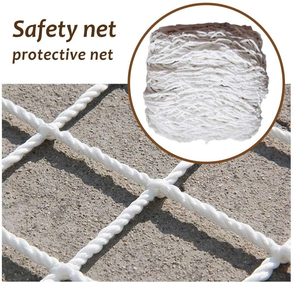Children Protective Netting Outdoor Protection Net Safe Netting Anti-cat Net Climbing Ammmusement Park Climbing Development Training Rope Net Stairs Balcony Nets Diameter（3cm4mm，1.2in/0.16） Stairs Sa