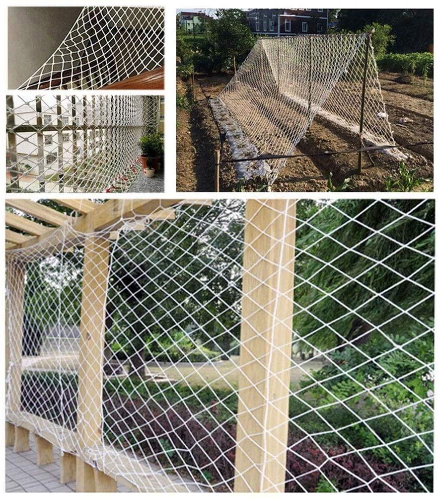Children Protective Netting Outdoor Protection Net Safe Netting Anti-cat Net Climbing Ammmusement Park Climbing Development Training Rope Net Stairs Balcony Nets Diameter（3cm4mm，1.2in/0.16） Stairs Sa