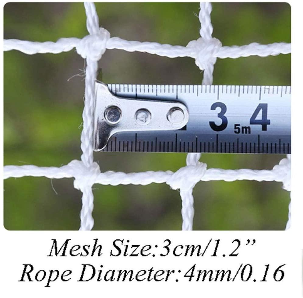 Children Protective Netting Outdoor Protection Net Safe Netting Anti-cat Net Climbing Ammmusement Park Climbing Development Training Rope Net Stairs Balcony Nets Diameter（3cm4mm，1.2in/0.16） Stairs Sa