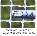 Children Protective Netting Outdoor Protection Net Safe Netting Anti-cat Net Climbing Ammmusement Park Climbing Development Training Rope Net Stairs Balcony Nets Diameter（3cm4mm，1.2in/0.16） Stairs Sa