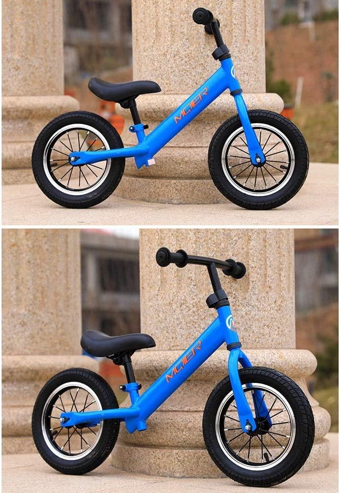 JLFSDB Kids Bike BMX Bike for Kids Boys Girls Bicycle Childrens  Bike, First Bike for Kids from 2-6 Years Old, 12'' Kids Bike with Adjustable Handlebar/Saddle (Color : Blue)