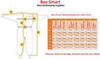 bee smart 800 - ventilated three layers mesh beekeeping suit with removable hat/veil (l)