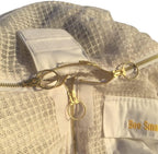 bee smart 800 - ventilated three layers mesh beekeeping suit with removable hat/veil (l)