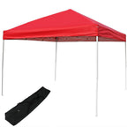 12 ft. x 12 ft. Red -Up Straight Leg Canopy with Carrying Bag