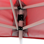 12 ft. x 12 ft. Red -Up Straight Leg Canopy with Carrying Bag