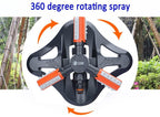 BBGS Lawn Sprinkler with Tube, 3 Arm Garden Sprinkler 360 Degree Rotating Irrigation System, Water Sprinkler with Angle Spray Nozzles (Color : 3/4" Hose Connector, Size : 20m)