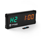 Fitness 2-Sided Gym Timer LED Display Remote with 10 Custom Programs