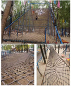 Children Protective Netting Building Safety Netting/Outdoor Training Development Rope Net Anti-Falling Net/Balcony Child Protection Net Camping Nylon Net/Staircase Climbing Protective Net (12mm/12cm)