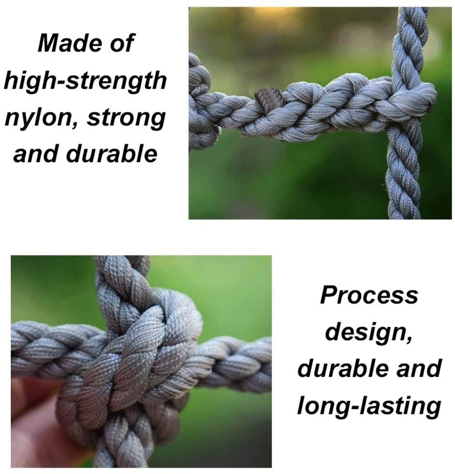 Climbing Anti-Fall Net Balcony Stairs Safty Netting/Outdoor Training Development Protection Nets/Amusement Park Kindergarten Rope Nets/Camping Climbing Nets(12mm/12cm)