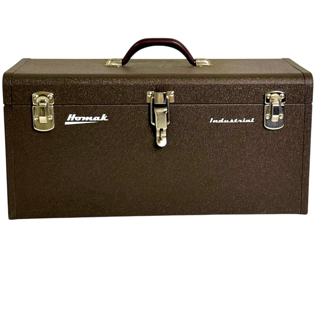 20-Inch Industrial Steel Toolbox, Brown Wrinkle Powder Coat, BW00200200