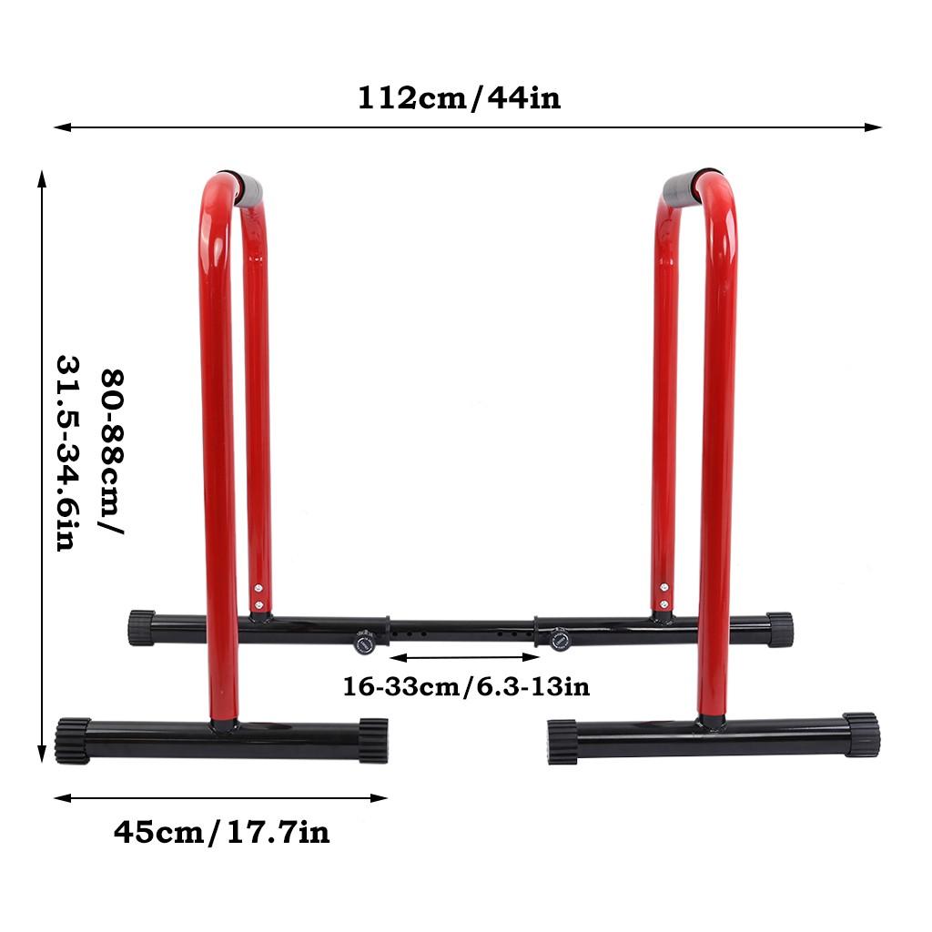 Dip Station Functional Heavy Duty Dip Stands Fitness Workout Dip Bar Station