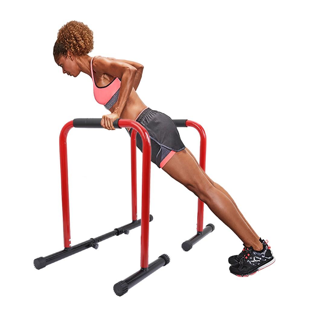 Dip Station Functional Heavy Duty Dip Stands Fitness Workout Dip Bar Station