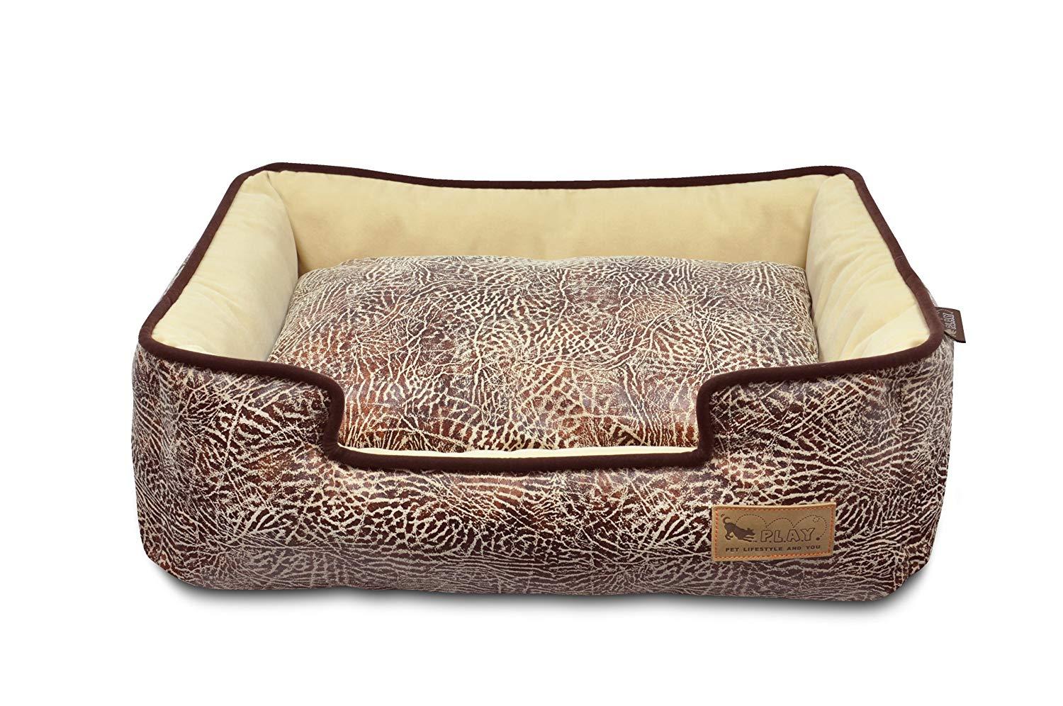 P.L.A.Y. Pet Lifestyle and You Eco-friendly LounBeds for Dogs,  Removable and Washable Covers and Inserts, comes in Small Medium Larand XL sizes